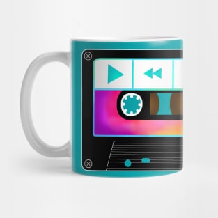 80s Classic Music Cassette Tape Mug